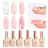 MelodySusie builder gel nail set package for at home manicure options