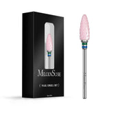 MelodySusie ceramic flame drill bit for precise gel removal and smooth finish