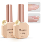 MelodySusie clear builder nail gel bottle for durable base layer and shaping.