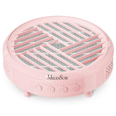 MelodySusie compact nail dust collector in pink, front view, portable on-desk use.