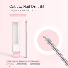 MelodySusie 3/32 shank cuticle bit for dead skin removal in manicure.