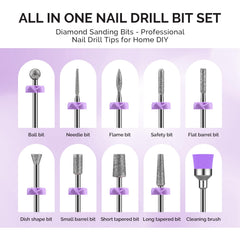 MelodySusie diamond carbide bit highlighting durability for nail prep.