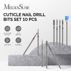 MelodySusie diamond nail bit flame for precise shaping and smoothing.