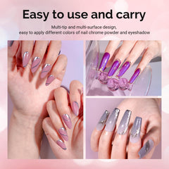 MelodySusie dual-sides eyeshadow sponge applicator for smooth color blending.