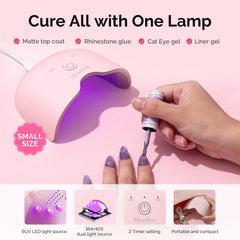 MelodySusie gel polish kit with eight colors for at-home salon-quality nails