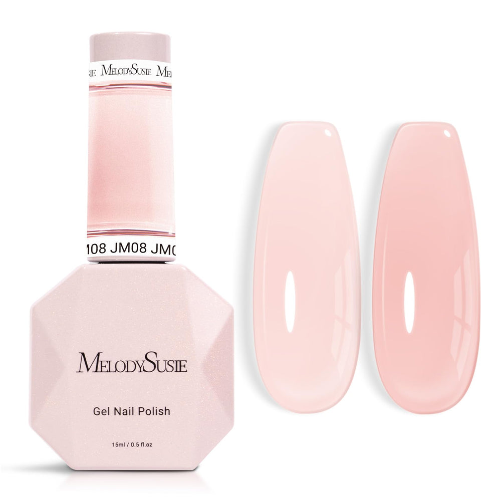 MelodySusie Jeweliver Nude Gel Polish bottle closeup showing a jelly finish.