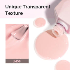 MelodySusie Jeweliver Nude Gel Polish cures quickly under LED or UV lamp.