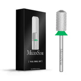 MelodySusie large-barrel smooth-top carbide nail bit contours nails safely