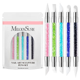 MelodySusie 5-piece nail art sculpture pens set for precise at-home design