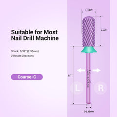 MelodySusie two-direction drill bit supports both hands.