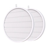 MelodySusie nail dust collector replacement filter 2-pack for consistent suction and cleaner air