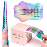 MelodySusie nail forms with double length for versatile extensions at home.