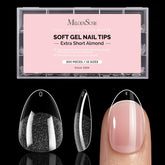 MelodySusie nail tips with half-matte finish for stronger adhesion and smoother application