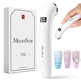 MelodySusie P-ART01A ergonomic handheld lamp for quick, cordless gel curing on the go.