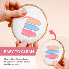 MelodySusie paleta de resina ligera, ideal para viajar y sesiones móviles.