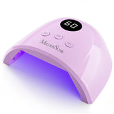 MelodySusie Plus30F nail lamp front view in purple for quick home gel cures