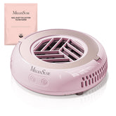 MelodySusie pocket-sized nail dust collector pink, for on-the-go nail care and mess-free filing.