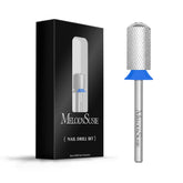 MelodySusie large barrel smooth-top drill bit for precise nail shaping.
