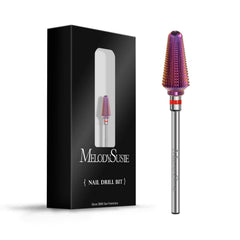 MelodySusie Tornado nail bit straight cut purple for smooth removal with minimal pressure.