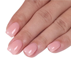 MEMEDA gel polish under LED lamp for quick curing.
