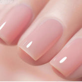 MEMEDA nude gel polish bottle ready for base color application.