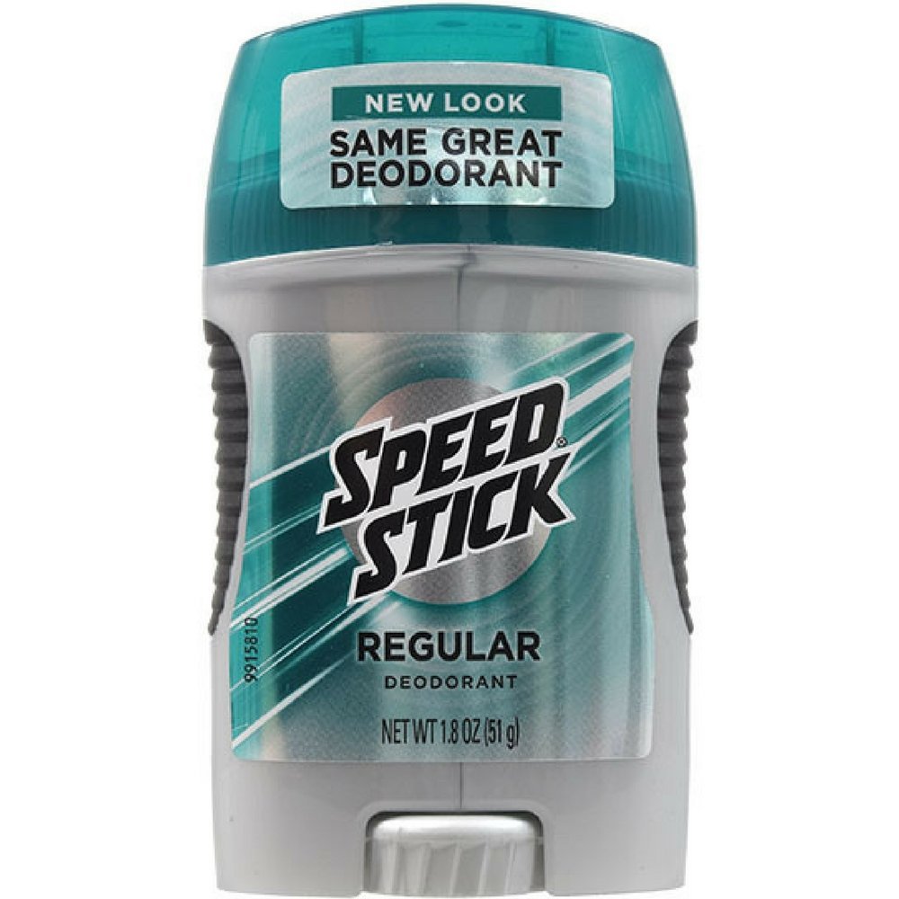 Mennen Speed Stick Regular 1.8 oz pack of three provides reliable daily odor protection.