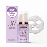 MENOKIN 30 Seconds Bubble Mask packaging shown, sleek and portable for easy storage.