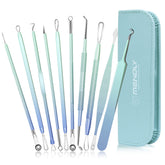 Menoly blackhead remover tools 10pc kit front view for clean extraction and skincare routine