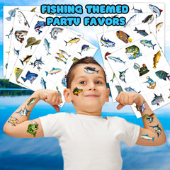 MeoIsDaBest fishing tattoos sheet 2 ideal for goody bags and prizes