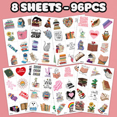 MeoIsDaBest floral heart animal tattoos bright motifs for school rewards and crafts