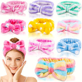 MEQHUO spa headband for washing face keeps hair away softly