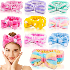 MEQHUO spa headband for washing face keeps hair away softly