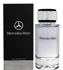 Mercedes-Benz For Men bottle front highlights premium design for confident daily wear.