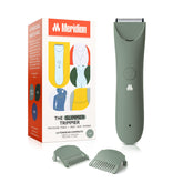 MERIDIAN Slimmer Trimmer bikini line closeup for precise grooming.