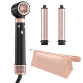 MESCOMB dual voltage 3-in-1 hair styler front view for travel-ready styling