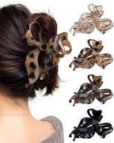 Mesovor bow claw clip in black 4.1 inch with secure lightweight hold