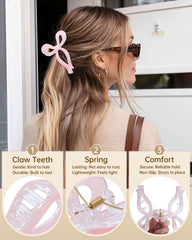 Mesovor clip antideslizante para uso diario mantiene el cabello en su lugar.