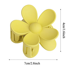 Pinzas flor francesa de Messen para cabello grueso, diseño elegante y seguro.