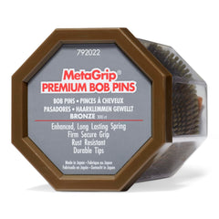 MetaGrip pin de pelo bronce 300 unidades con agarre firme para peinados duraderos.