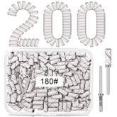 METEOROCK 180 grit mini sanding bands in a clear case for easy storage and quick access.