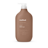 Method Body Wash: botella vertiendo gel suave para ducha relajante.