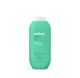 Method Marine + Mist body wash bottle showing sleek design and cruelty-free formula