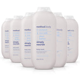 Method Simply Nourish six-pack pack front shows value for family use.