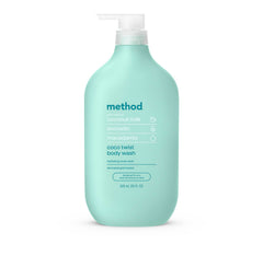 Método Coco Twist: botella de 28 oz lista para duchas y uso diario.