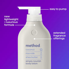 Manteca de karité brinda nutrición suave con Method.