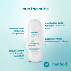 Wet curls after Coco Twist application ready to rinse