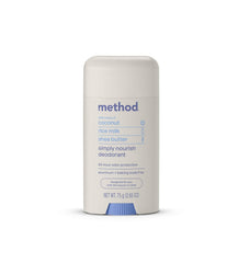 Desodorante Method Simply Nourish Coco, fragancia fresca para uso diario.