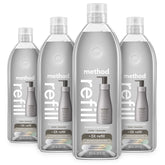 Method foaming hand soap refill bottle in Violet + Lavender for convenient refills.