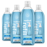 Method Foaming Hand Soap Sea Minerals bottle pour for a refreshing clean at the sink.
