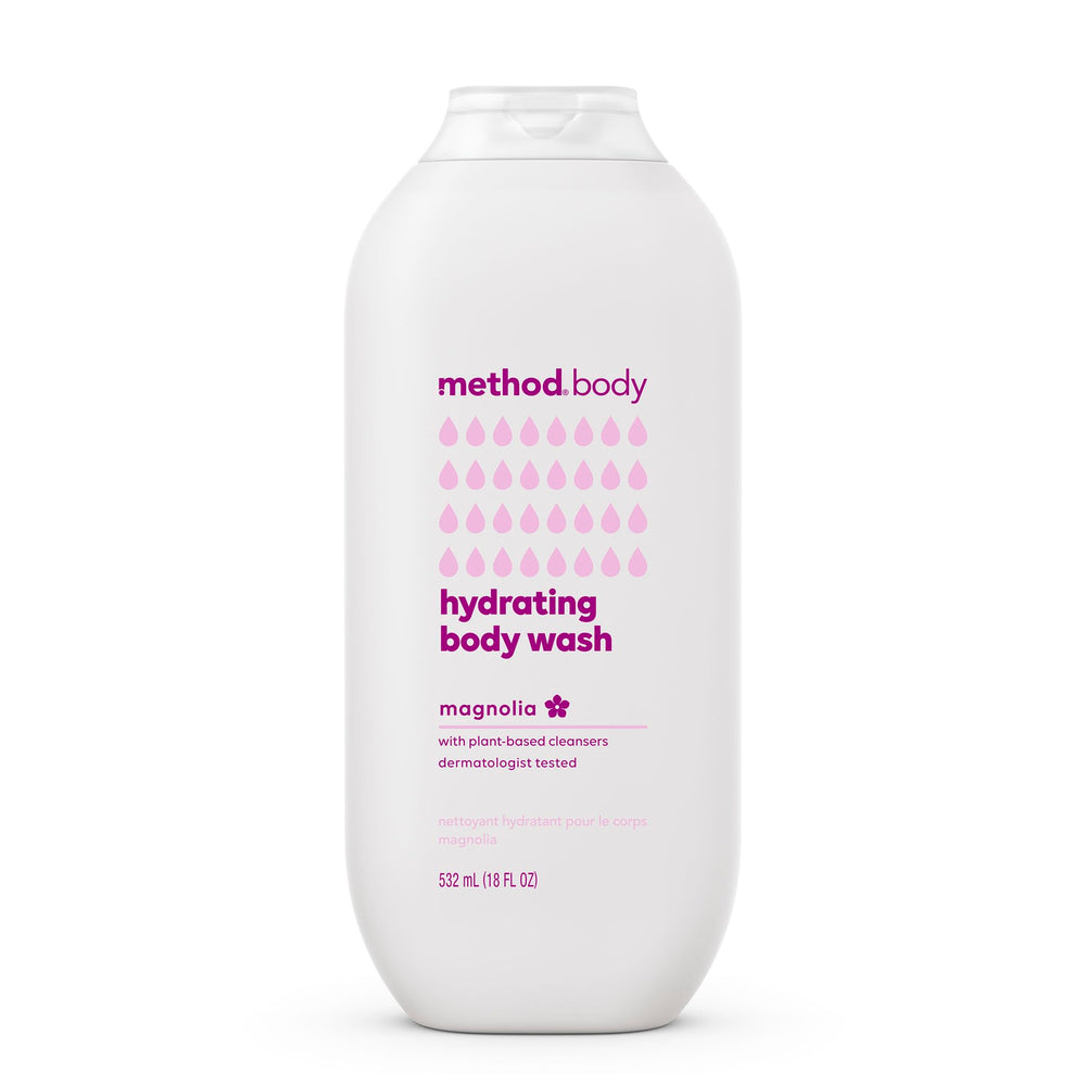 Method gel ducha Magnolia en botella para uso diario.